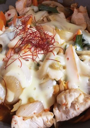 簡単 チーズダッカルビ-レシピのメイン写真