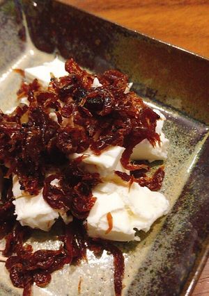 生あみの佃煮クリームチーズ(おつまみ)-レシピのメイン写真