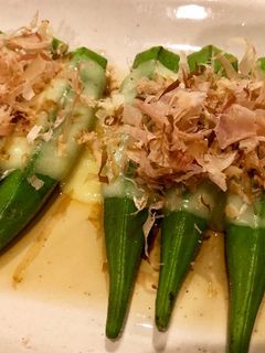 レンジで3分だけ!簡単オクラチーズ-レシピのメイン写真