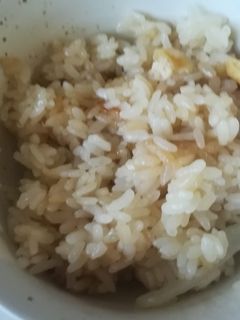 アヒージョの残り汁で炊き込みご飯-レシピのメイン写真
