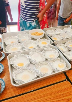 アルミホイルで作る簡単目玉焼き-レシピのメイン写真
