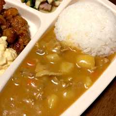 รูปของ カレー粉で作る辛くないこどもカレー簡単