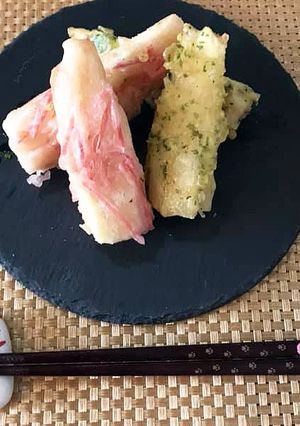グルテン天国☆ちくわぶの2色天ぷら-レシピのメイン写真