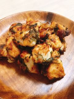 大葉でサッパリ!鶏むね肉のカリカリ唐揚げ-レシピのメイン写真