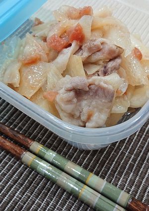 夏にさっぱり！大根と豚の梅煮-レシピのメイン写真