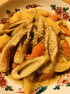 お弁当のおかず可●竹輪と根菜のあまから煮-レシピのメイン写真