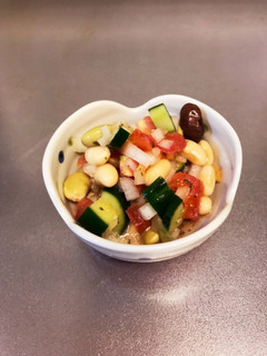 我が家の豆と野菜のさっぱりサラダ☆-レシピのメイン写真