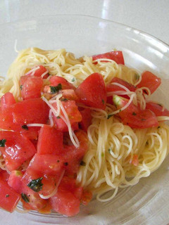 トマトの冷製パスタ(カッペリーニ)-レシピのメイン写真
