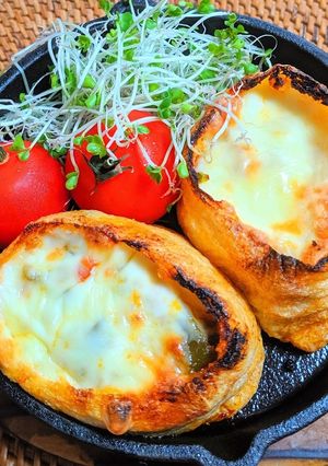 ピザ風油揚げ包み-レシピのメイン写真