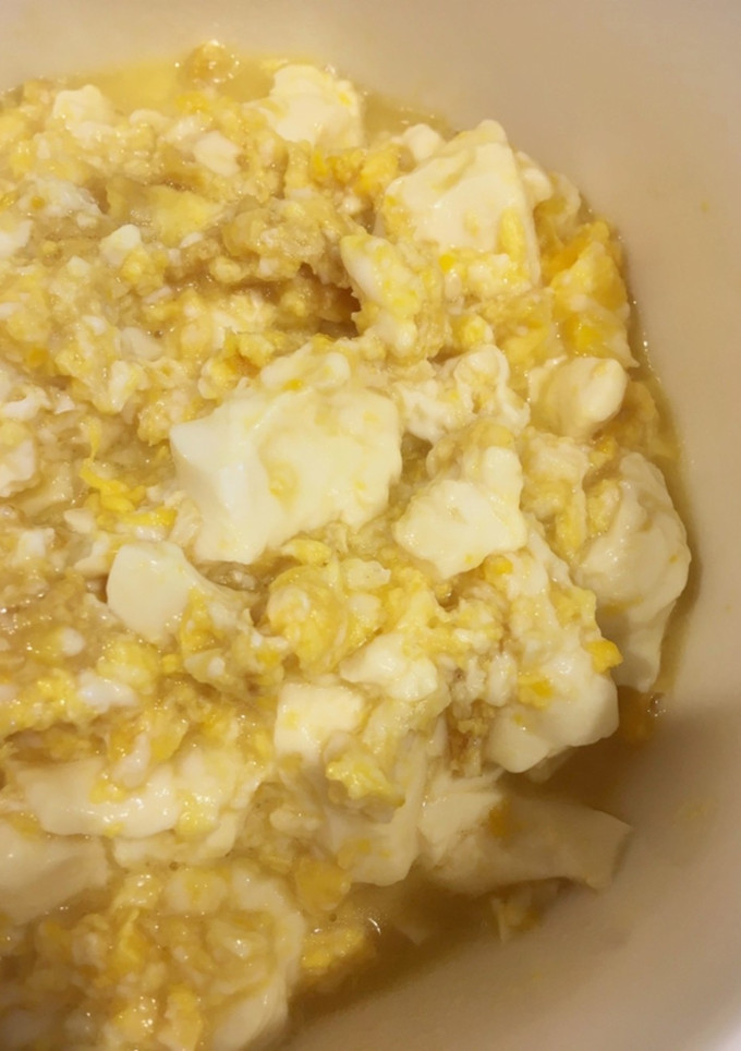 豆腐卵のめんつゆ和え-レシピのメイン写真