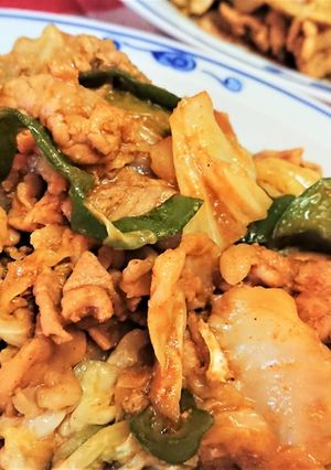 食欲ＵＰ間違いなし！【回鍋肉カレー風味】-レシピのメイン写真