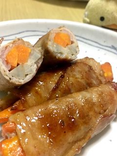 基本の肉巻き にんじんとごぼうの肉巻き-レシピのメイン写真