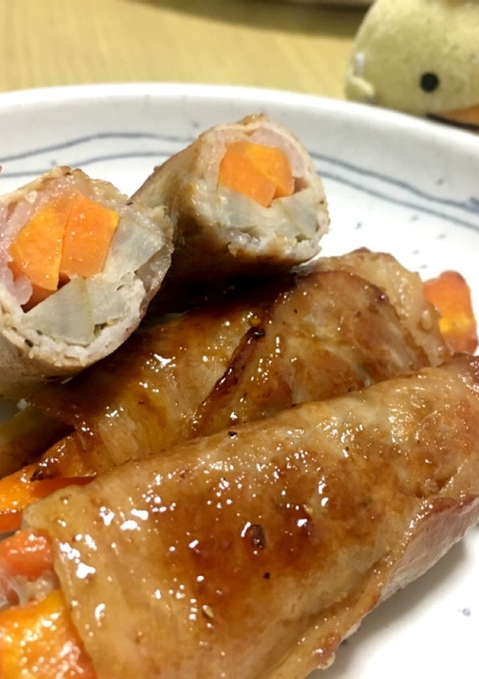 基本の肉巻き にんじんとごぼうの肉巻き-レシピのメイン写真