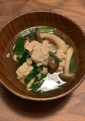 鶏つみれ汁-レシピのメイン写真