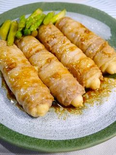 簡単!贅沢☆チーズちくわ肉巻き-レシピのメイン写真