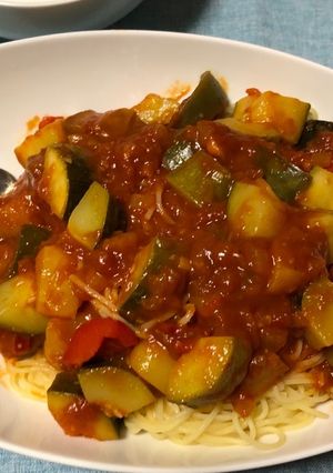 夏野菜の冷製パスタ-レシピのメイン写真