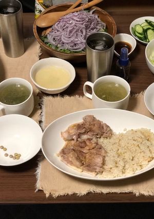 我が家の、海南チキン（ハイナンチキン）-レシピのメイン写真