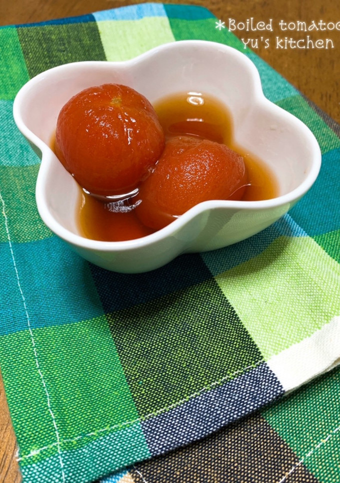 簡単じゅわっ☆トマトの煮浸し-レシピのメイン写真