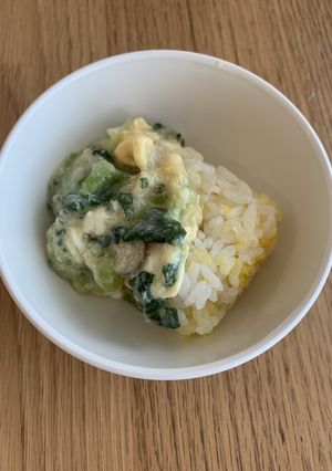 小松菜ときのこの卵あんかけ-レシピのメイン写真