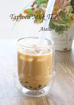 低糖♪黒糖味★タピオカミルクティー-レシピのメイン写真