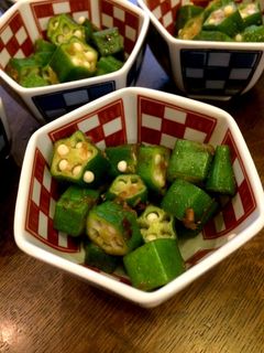 オクラのおかか醤油和え♪簡単-レシピのメイン写真