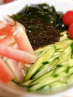 低糖質麺でダイエット①冷やし中華-レシピのメイン写真