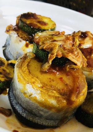ご馳走秋刀魚ロール-レシピのメイン写真