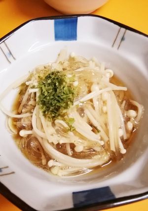 ところてんと仲良しエノキ-レシピのメイン写真