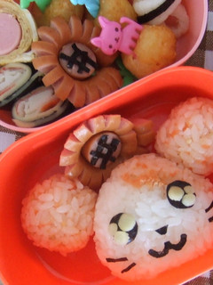 キャラ弁✿ハム太郎♥♡♥-レシピのメイン写真