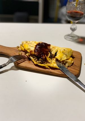簡単!ドライカレーのオムライス♪-レシピのメイン写真