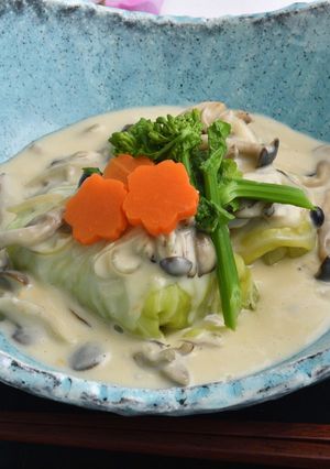 【きのこ】きのこたっぷりロールキャベツ-レシピのメイン写真