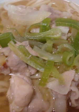 ランチにおうちで鶏肉うどん-レシピのメイン写真