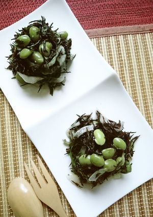 紫ずきんとひじきの塩こうじサラダ-レシピのメイン写真