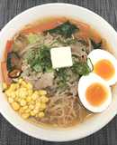 糖質☆乾燥こんにゃくパスタで味噌ラーメン