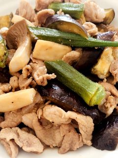 夏野菜のさっぱりスタミナ炒め-レシピのメイン写真