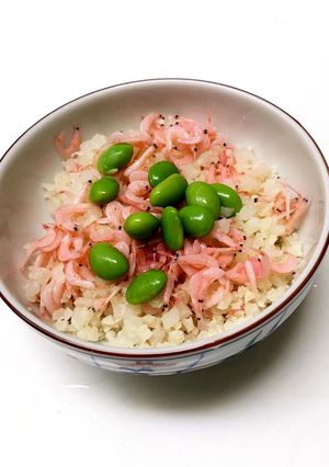 糖質オフ釜揚げアミエビごはん-レシピのメイン写真