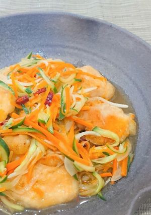鶏むね肉の南蛮漬け-レシピのメイン写真