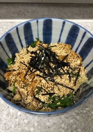 納豆と大根おろし蕎麦-レシピのメイン写真