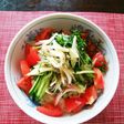夏のお昼の定番!我が家のサラダうどん