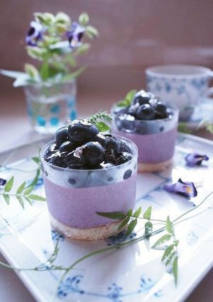 ♪ブルーベリームースケーキ♪-レシピのメイン写真