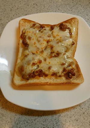 納豆マヨトーストまいこ風-レシピのメイン写真
