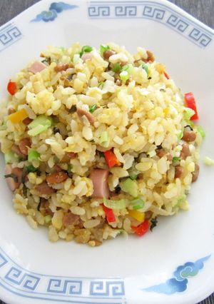 ピリ辛納豆炒飯-レシピのメイン写真