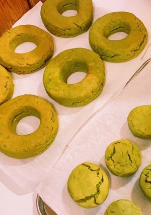 ノンフライヤー 抹茶ドーナツ-レシピのメイン写真