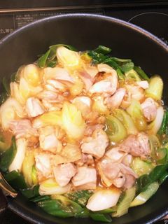 簡単!煮るだけ!鶏肉のネギ煮-レシピのメイン写真