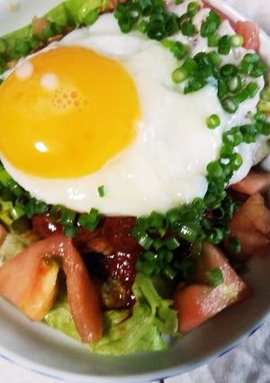 ハンバーグ丼-レシピのメイン写真