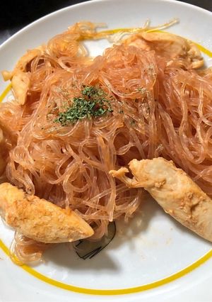 簡単グルテンフリーで低脂質なナポリタン風-レシピのメイン写真