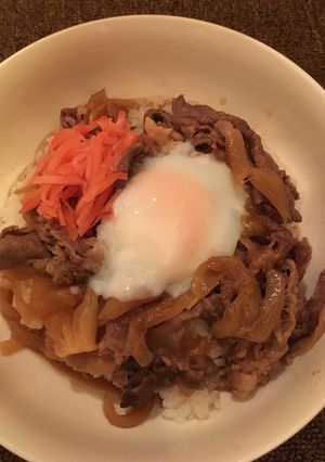 我が家の牛丼-レシピのメイン写真