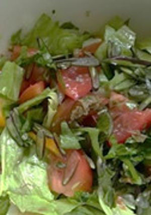 バジル香る！トマトと夏野菜の農園サラダ-レシピのメイン写真