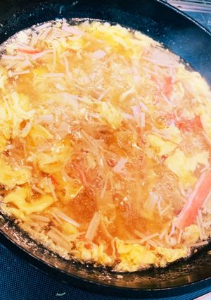 中華風トロトロかにたまえのきスープ♡-レシピのメイン写真