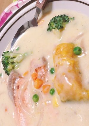 簡単◎鮭クリーム煮-レシピのメイン写真